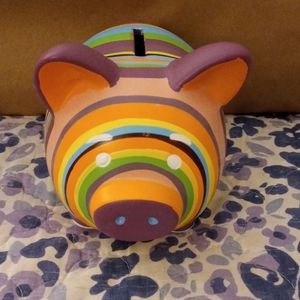 Cupcakes & Cartwheels Ceramic Piggy Bank